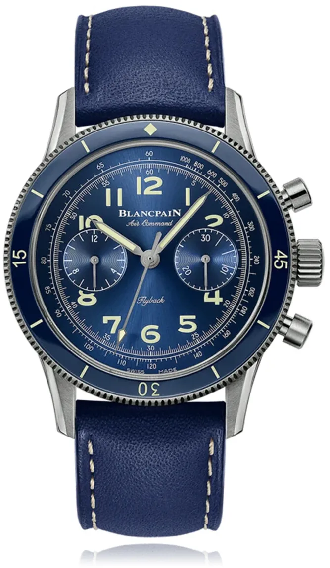 Blancpain Air Command AC03-12B40-63A 36.2mm Titanium Blue