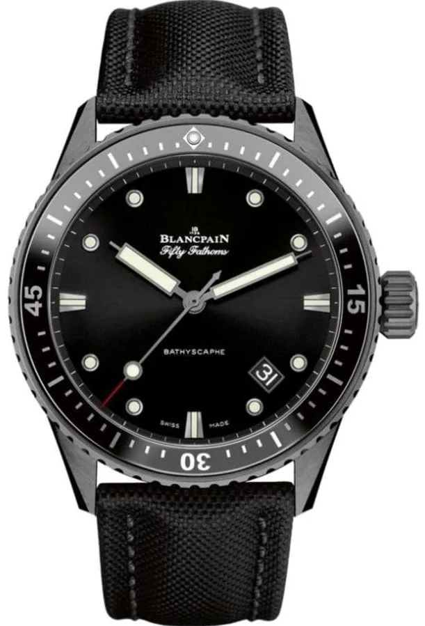 Blancpain Fifty Fathoms 5000-0130-B52A 43.6mm Ceramic Black