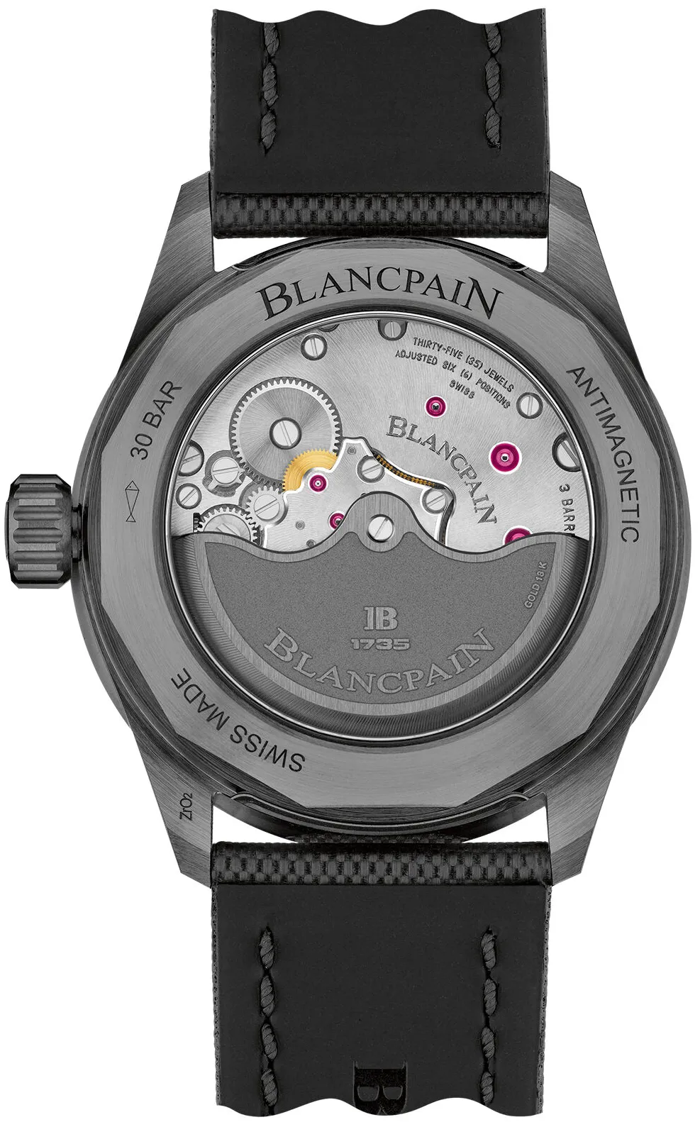 Blancpain Fifty Fathoms 5000-0130-B52A 43.6mm Ceramic and Black DLC Black