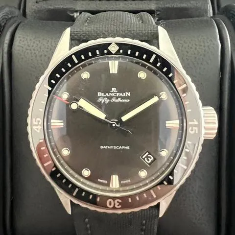 Blancpain Fifty Fathoms 5000-1110-B52A 43mm Stainless steel Gray meteor