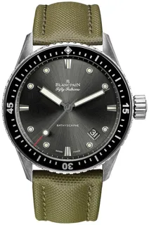 Blancpain Fifty Fathoms 5000-1110-K52A Stainless steel Gray