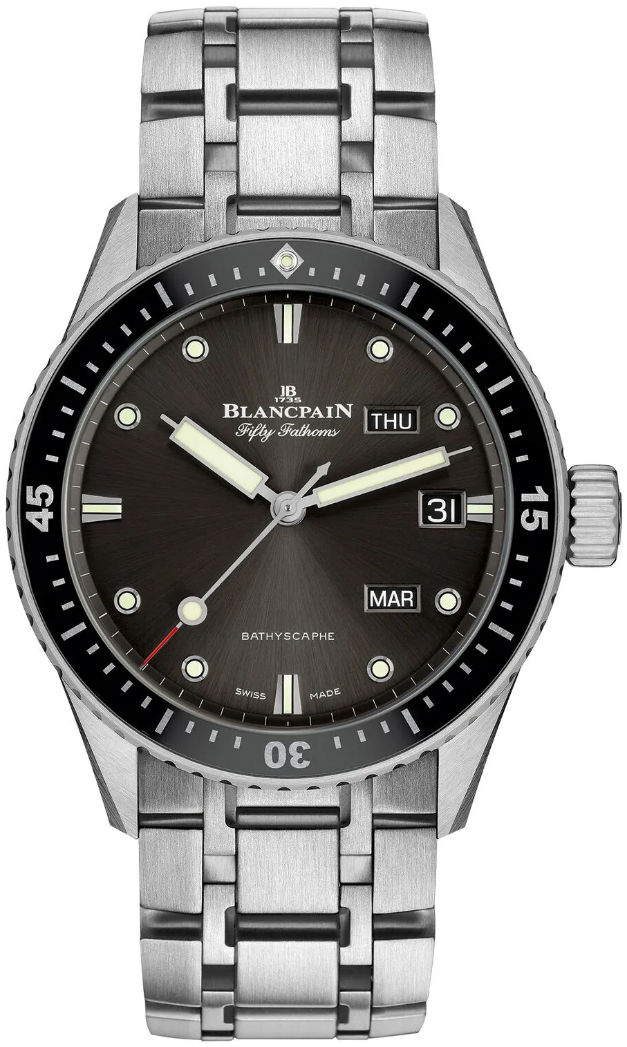 Blancpain Fifty Fathoms 5071-1110-70B 43mm Stainless steel Gray