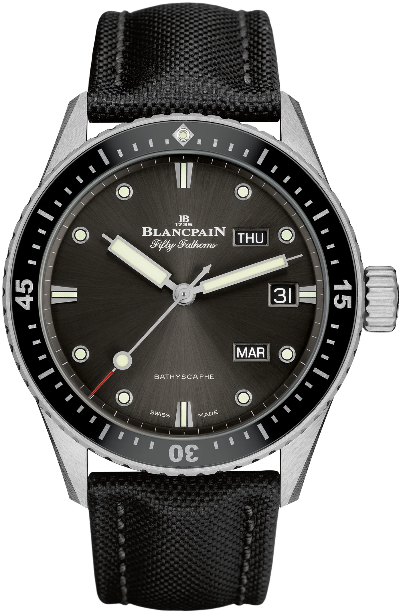 Blancpain Fifty Fathoms 5071-1110-B52A 43mm Stainless steel Gray meteor