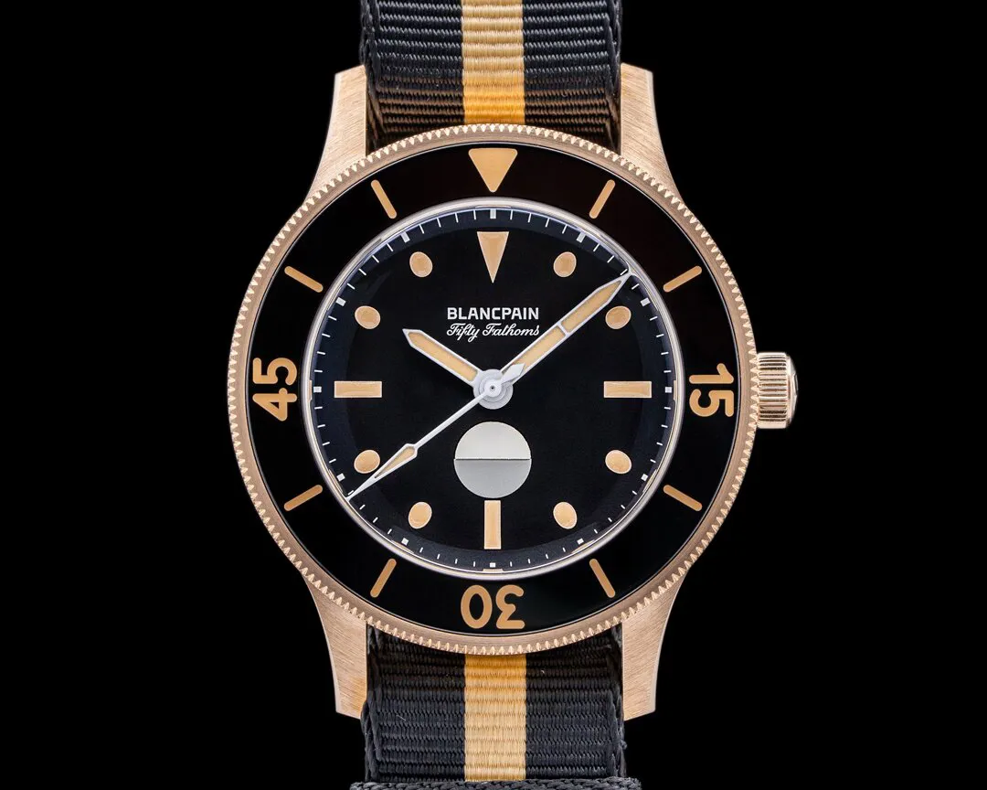 Blancpain Fifty Fathoms 5901 5630 NANA 41.5mm Bronze and Rose gold Black