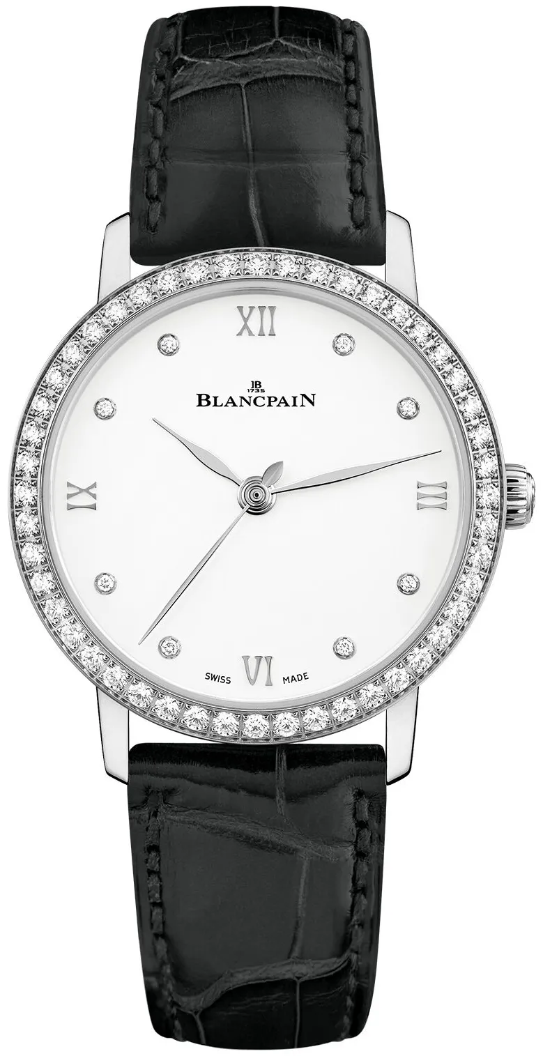 Blancpain Villeret Ultra-Slim 6104-4628-95A 29.2mm Stainless steel White