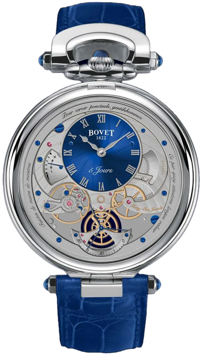 Bovet Fleurier ACHS050 43.5mm Titanium Blue