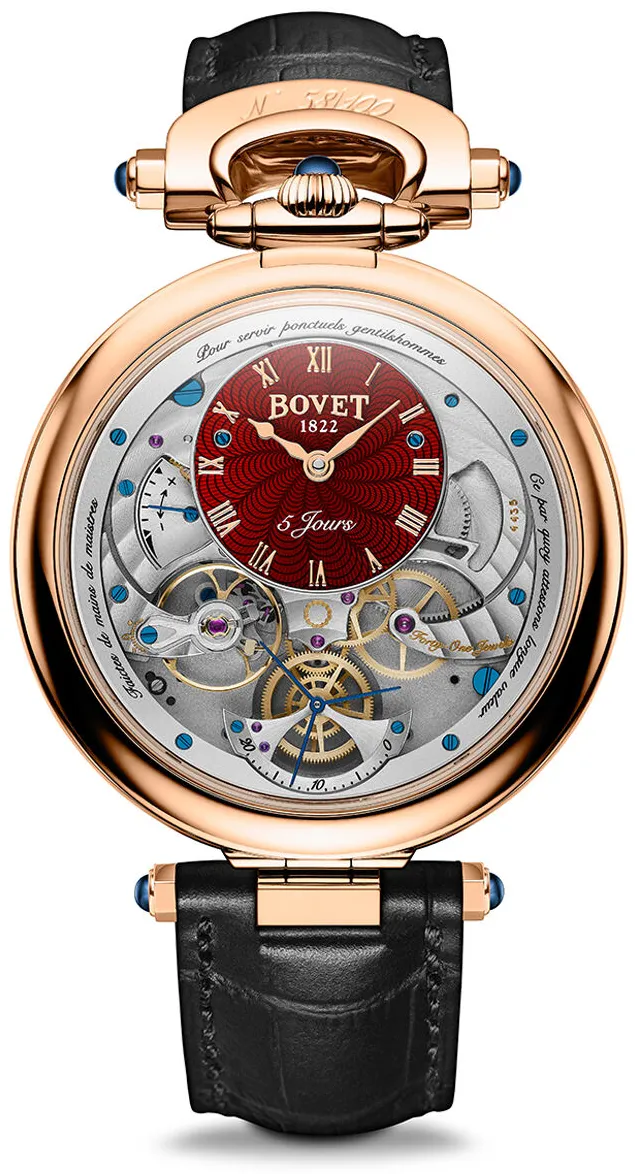 Bovet Fleurier ACHS029/13 43mm Yellow gold Red