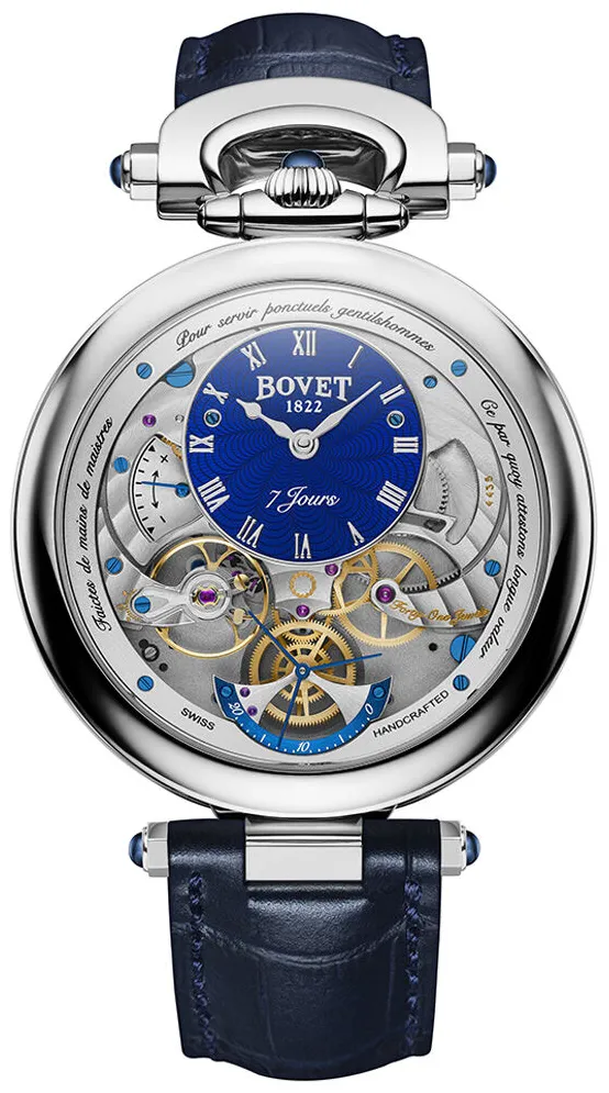 Bovet Fleurier AI43012 43mm White gold Blue