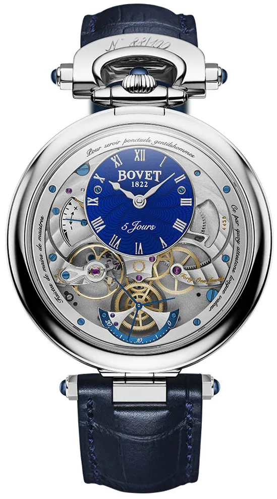 Bovet Fleurier ACHS016 43.5mm White gold Blue and Silver