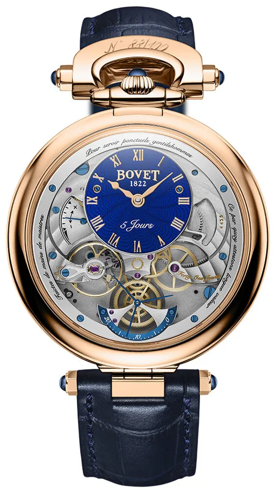 Bovet Monsieur AI43025 43mm Rose gold Green