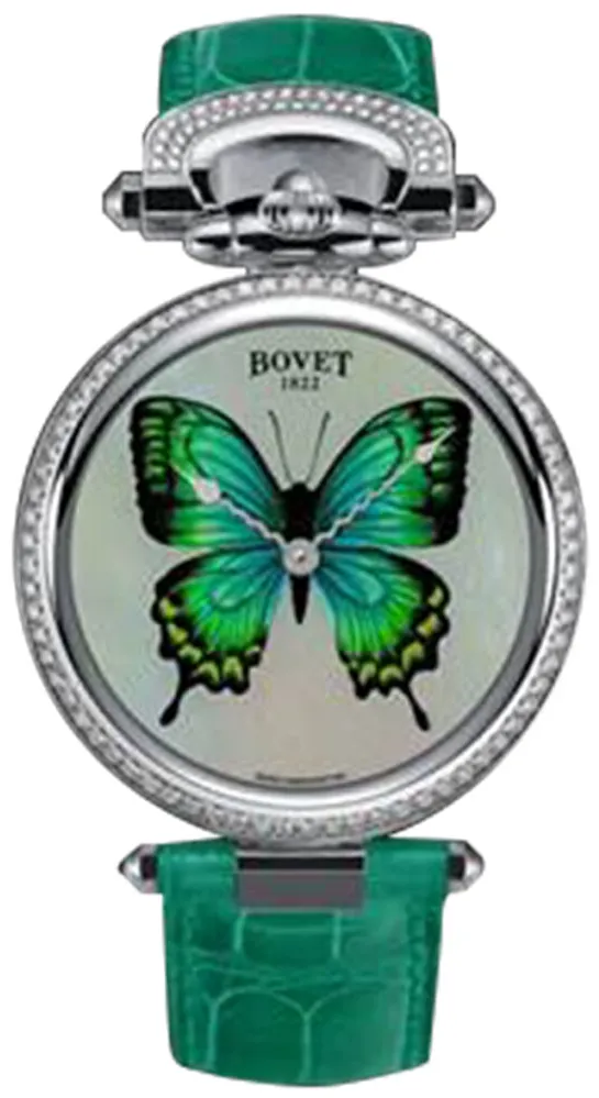 Bovet HMS5053-SD12 40mm White gold Green and White