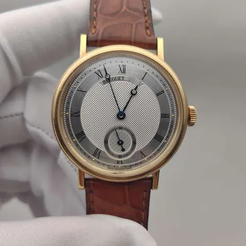 Breguet Classique 5907BR/12/984 34mm Rose gold Silver