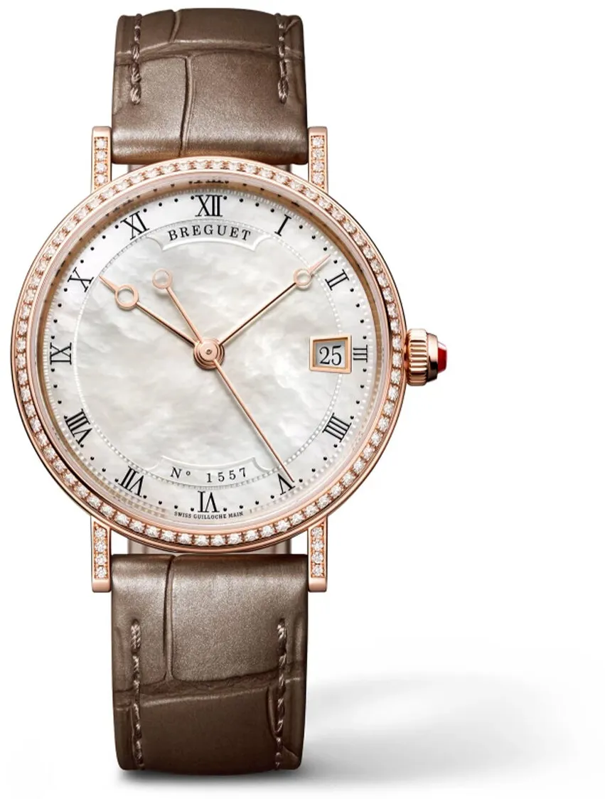 Breguet Classique 9068BR/52/976/DD00 34mm Rose gold White