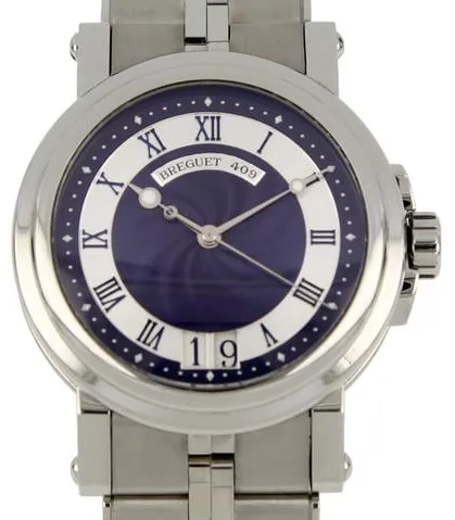 Breguet Marine 5817ST/12/5V8 39mm Stainless steel Purple