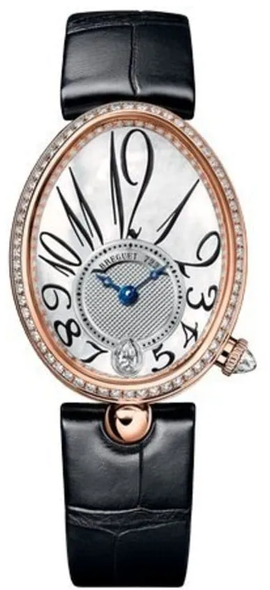 Breguet Reine de Naples 8918BR58964D00D3L 28.45mm Rose gold White