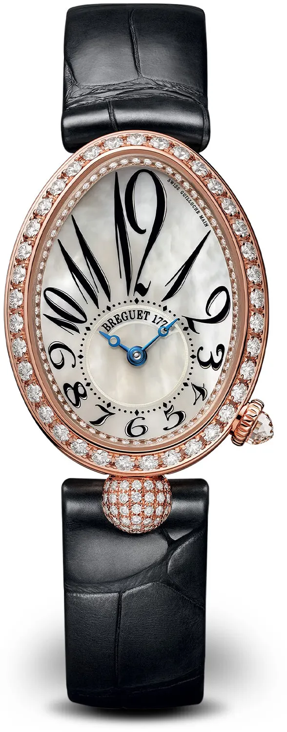 Breguet Reine de Naples 8928BR/5W/944/DD0D Rose gold White