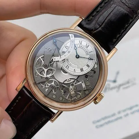 Breguet Tradition 7097BR/G1/9WU 40mm Rose gold Silver