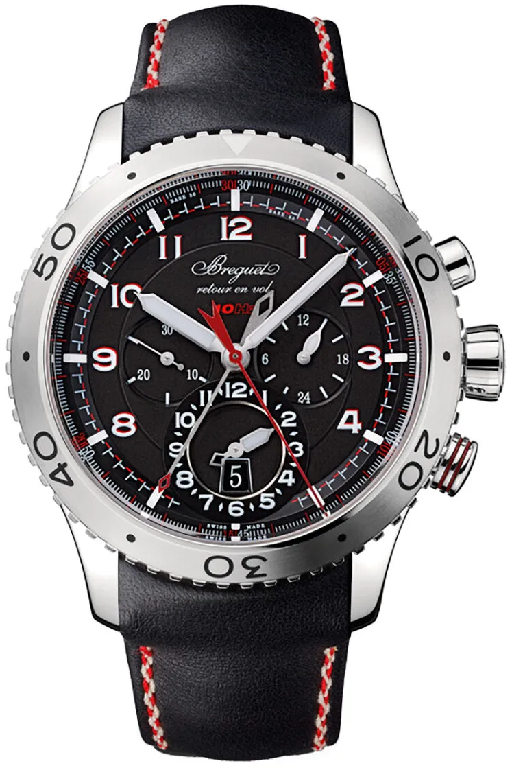 Breguet Type XXII 3880ST/H2/3XV 44mm Stainless steel Black