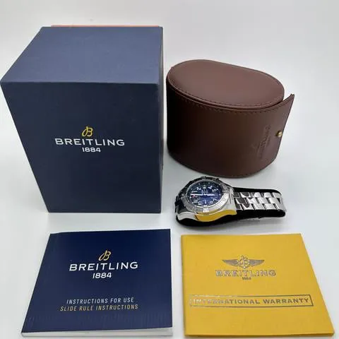 Breitling Avenger A13380 45mm Stainless steel Blue 1