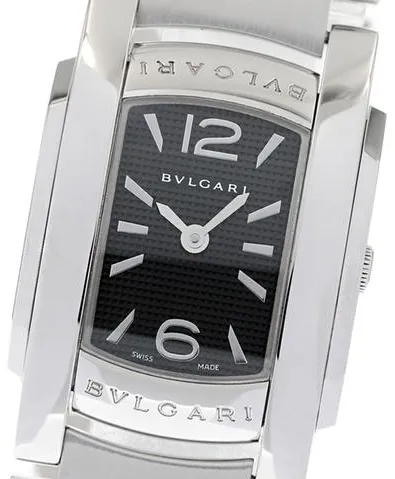 Bulgari Assioma AA35S 24mm Stainless steel Black