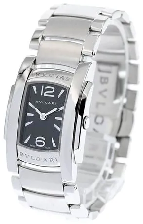 Bulgari Assioma AA35S 24mm Stainless steel Black 1