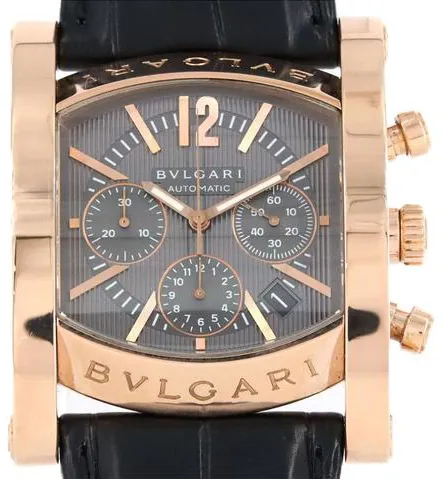 Bulgari Assioma AAP48GCH/AAP48C5GLDCH 37.5mm Rose gold Gray