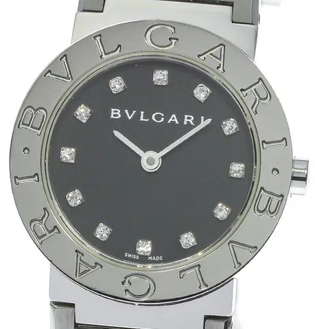 Bulgari Bulgari BB 26 SS 26mm Stainless steel Black