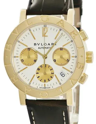 Bulgari Bulgari BB 38 GL CH 38mm Yellow gold White