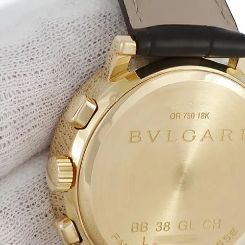 Bulgari Bulgari BB 38 GL CH 38mm Yellow gold White 4