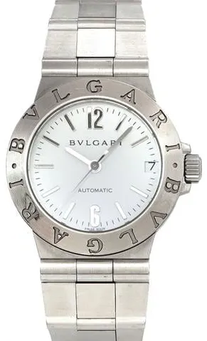 Bulgari Diagono LCV 29 S 29mm Stainless steel White