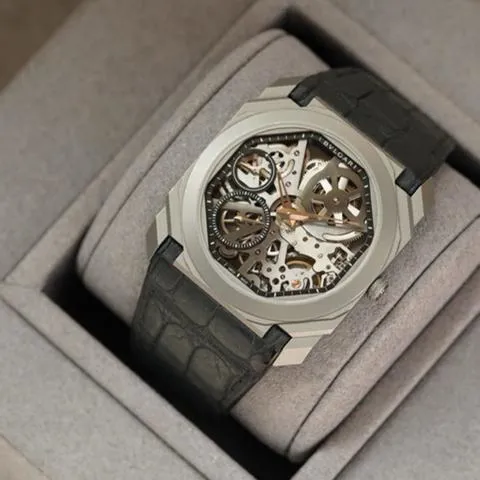 Bulgari Octo 102714 BGO40TLXTSK 40mm Titanium Skeletonized