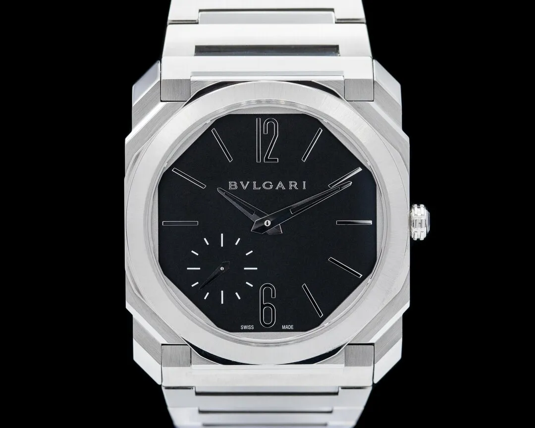 Bulgari Octo Finissimo 103297 40mm Stainless steel Black