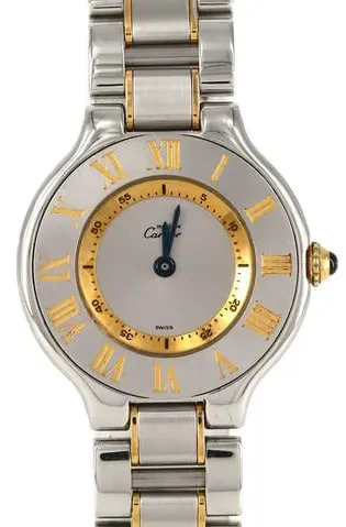 Cartier 21 Must de Cartier W10073R6 28mm Yellow gold Silver