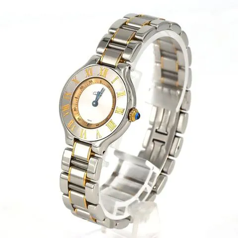 Cartier 21 Must de Cartier W10073R6 28mm Yellow gold Silver 1