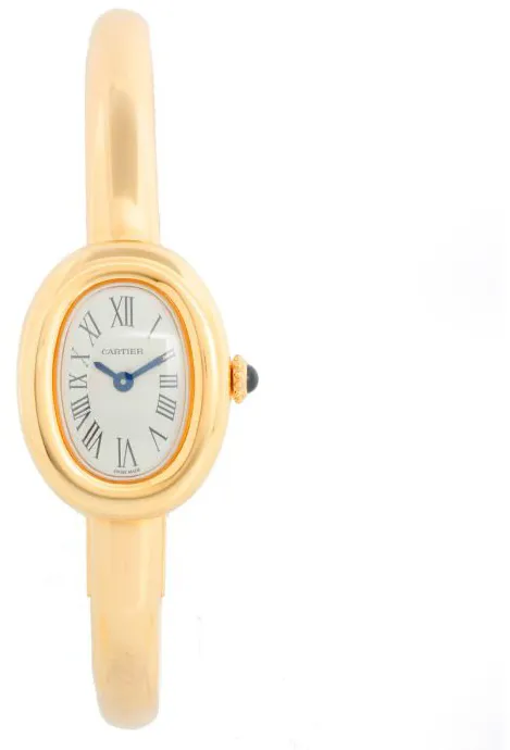 Cartier Baignoire WGBA0050 18mm Yellow gold Silver