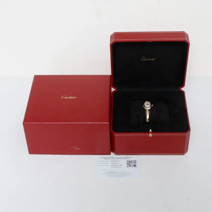 Cartier Baignoire WGBA0050 18mm Yellow gold Silver 4