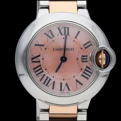 Cartier Ballon Bleu 28mm W6920034 28mm Stainless steel Mother-of-pearl