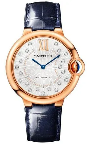 Cartier Ballon Bleu de Cartier WGBB0053 36mm Rose gold Silver