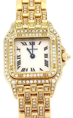 Cartier Panthère WF3072B9 21.5mm Yellow gold Mother-of-pearl