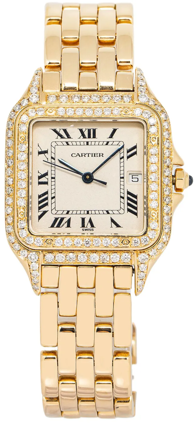 Cartier Panthère 887968 W25014B9 27mm Yellow gold and 18k yellow gold White