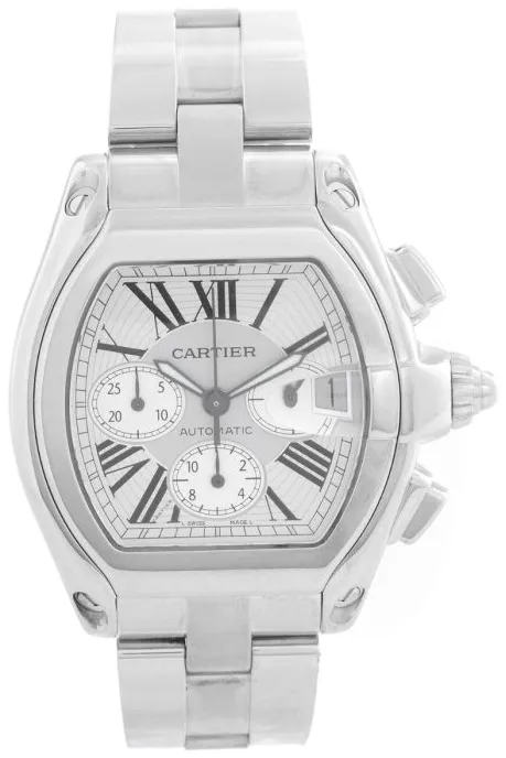 Cartier Roadster W62006X6 42mm Stainless steel Silver