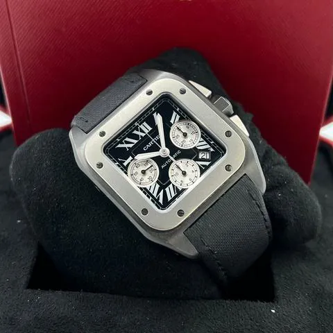 Cartier Santos 100 3104 Titanium Black