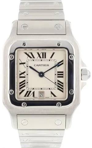 Cartier Santos Galbée 1564 29mm Stainless steel Champagne