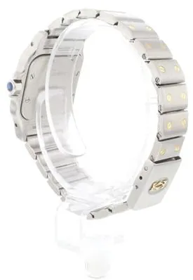 Cartier Santos Galbée 1567 23.5mm Yellow gold and Stainless steel Champagne 3