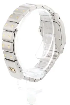 Cartier Santos Galbée 1567 23.5mm Yellow gold and Stainless steel Champagne 5