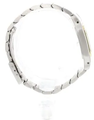 Cartier Santos Galbée 1567 23.5mm Yellow gold and Stainless steel Champagne 6