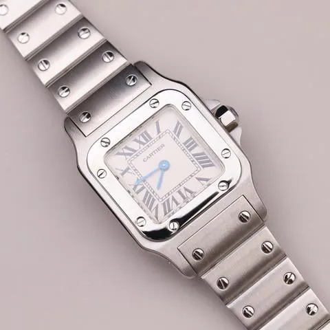 Cartier Santos W20056D6 24mm Stainless steel White