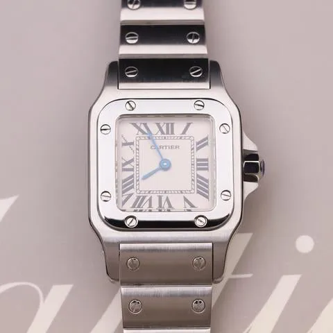 Cartier Santos W20056D6 24mm Stainless steel White 1