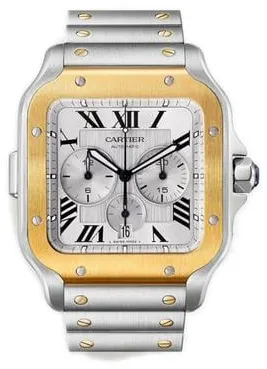 Cartier Santos W2SA0008 45mm Stainless steel Silver