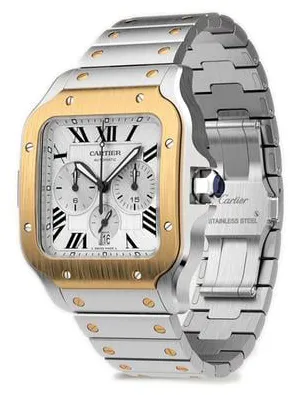 Cartier Santos W2SA0008 45mm Stainless steel Silver 1